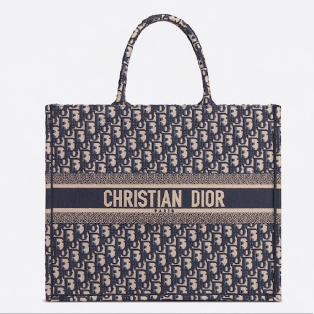 Dior book tote oblique